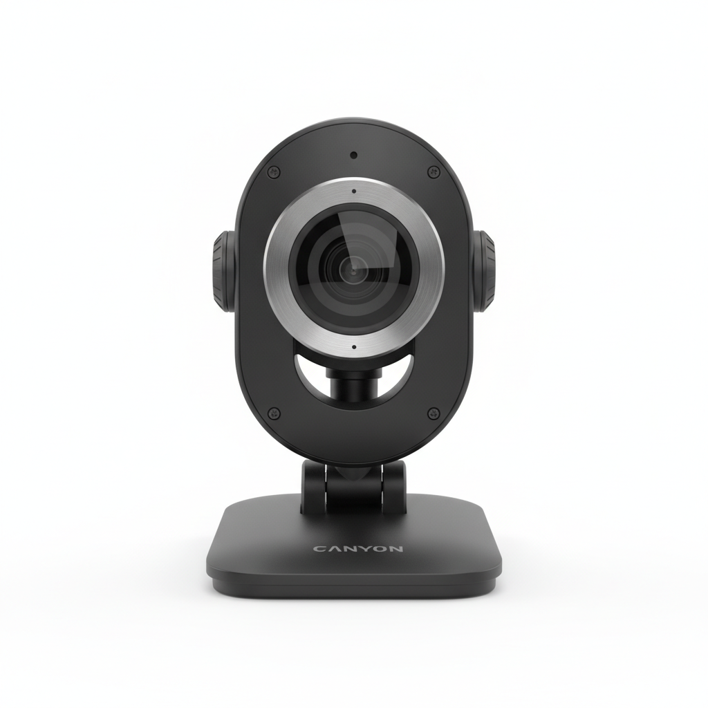 Веб-камера Canyon Black (CNS-CWC5) — Встроенный микрофон для качественного звука