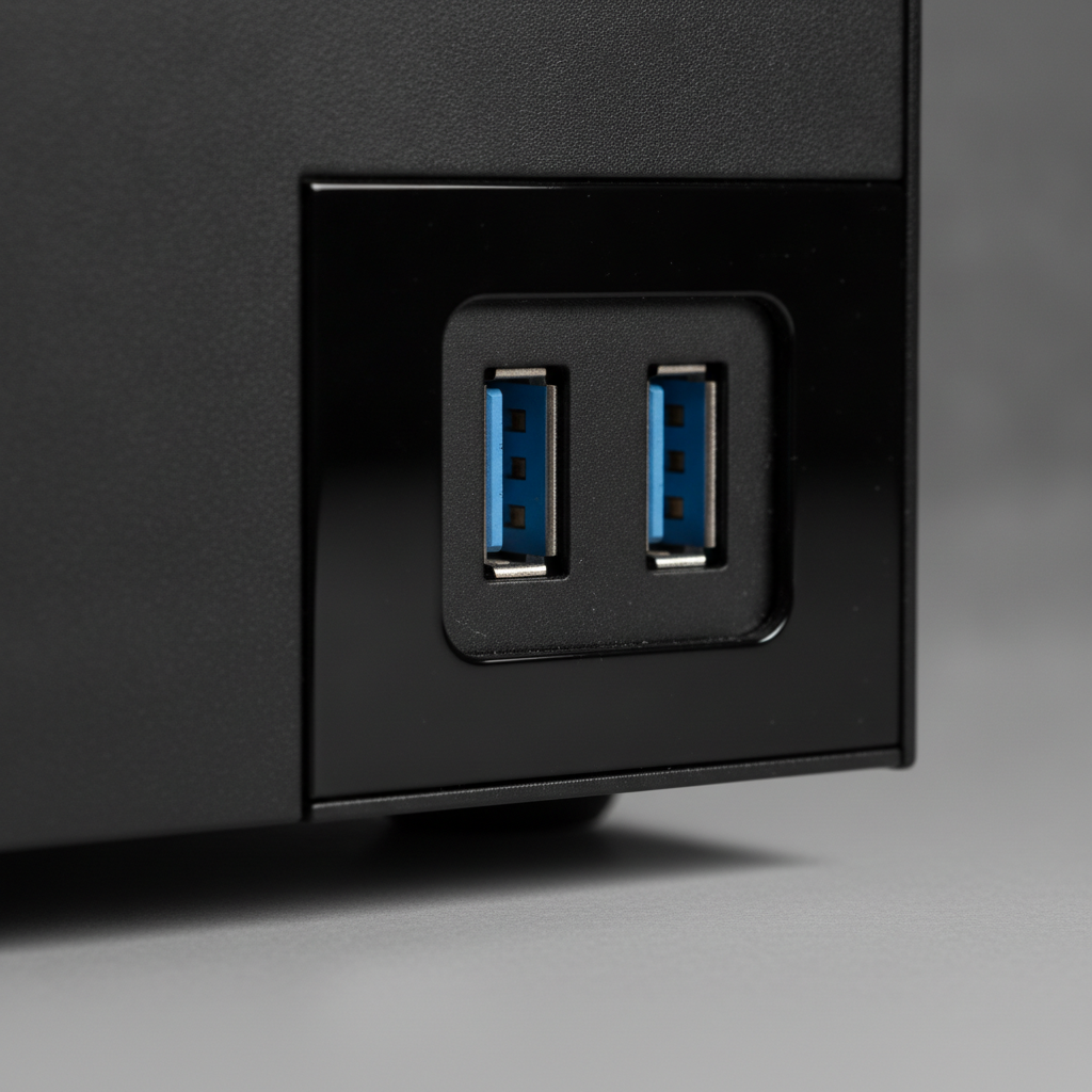 Корпус GameMax MT300-2U3-90W (MT300-2U3-90W) — Підтримка двох портів USB 3.0 для швидкого підключення
