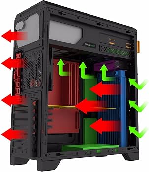 Корпус GameMax G563 (G563) Без БП — Вбудовані вентилятори 4x 120 мм для охолодження