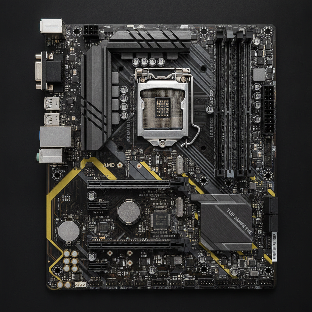 Материнська плата ASUS TUF GAMING B550M-Plus (TUF Gaming B550M-Plus) (Socket AM4, AMD B550, Micro-ATX) — Оптимізація для ігрових систем і мережі