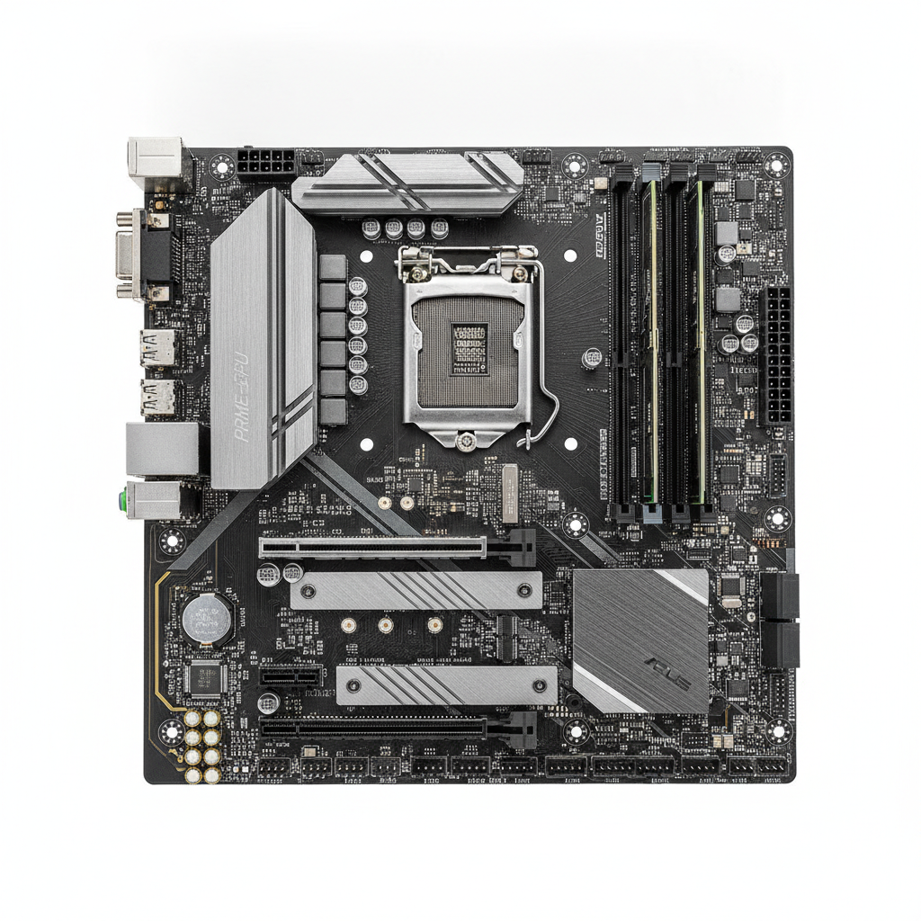 Материнская плата ASUS PRIME B650-PLUS (PRIME B650-PLUS) (Socket AM5, AMD B650, ATX) — Форм-фактор ATX для расширенных возможностей системы