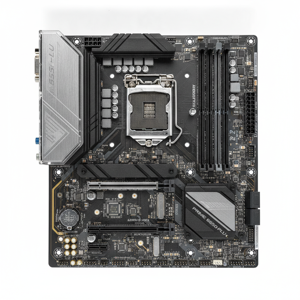 Материнська плата ASUS PRIME B650-PLUS (PRIME B650-PLUS) (Socket AM5, AMD B650, ATX) — Форм-фактор ATX для розширених можливостей системи