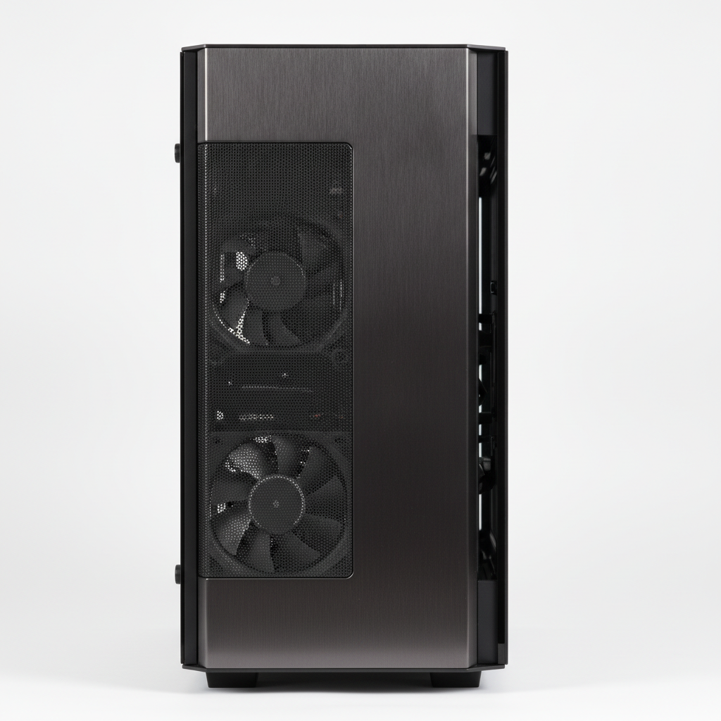 Корпус GameMax M100-M (M100-M) 60 Вт — Встроенный вентилятор 40 мм для охлаждения