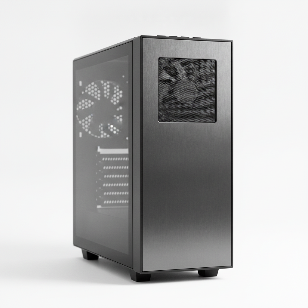 Корпус GameMax M100-M (M100-M) 60 Вт — Вбудований вентилятор 40 мм для охолодження