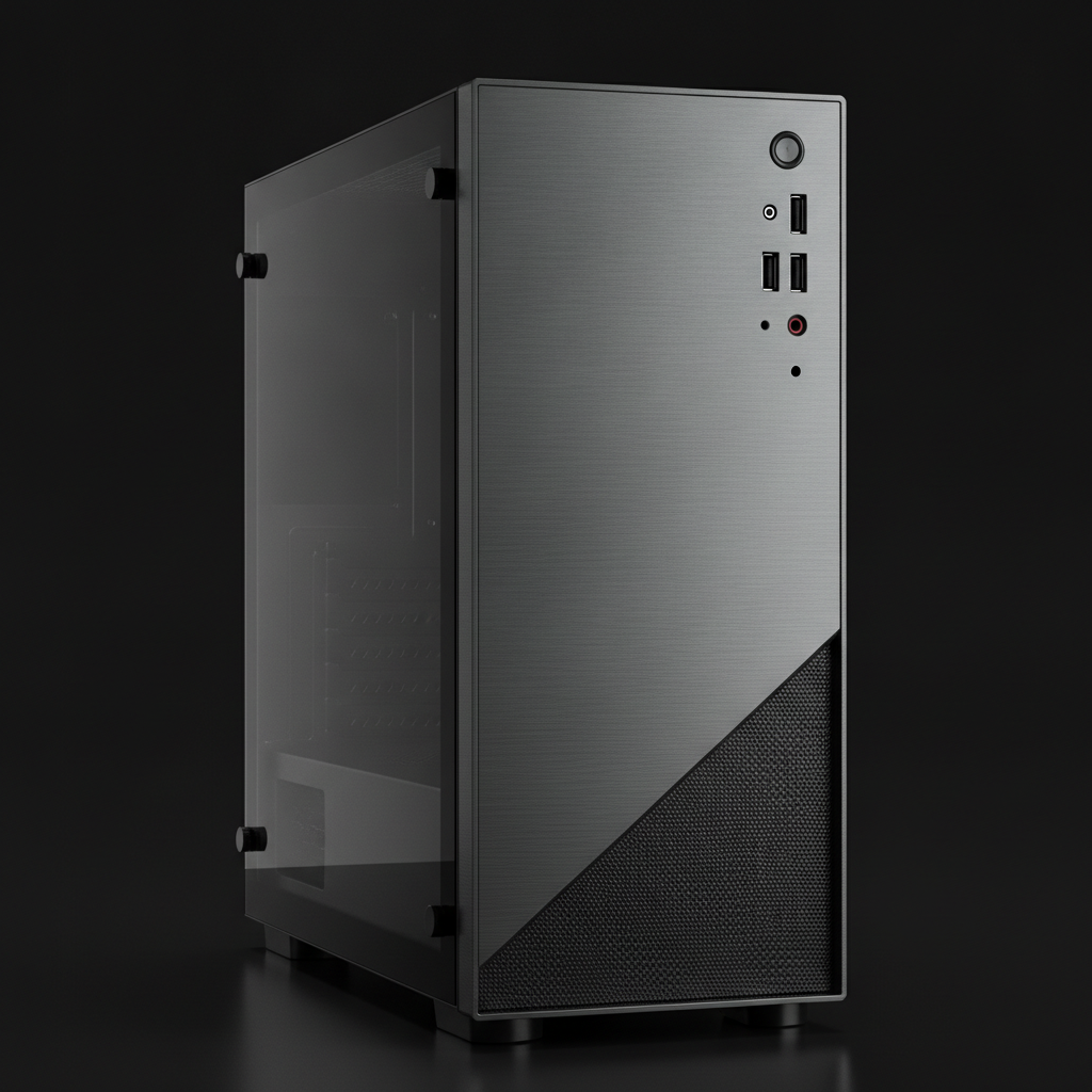 Корпус GameMax ET-211-NP-U3 (ET-211-U3 NP) Без БП — Отсутствие встроенных вентиляторов для кастомизации охлаждения