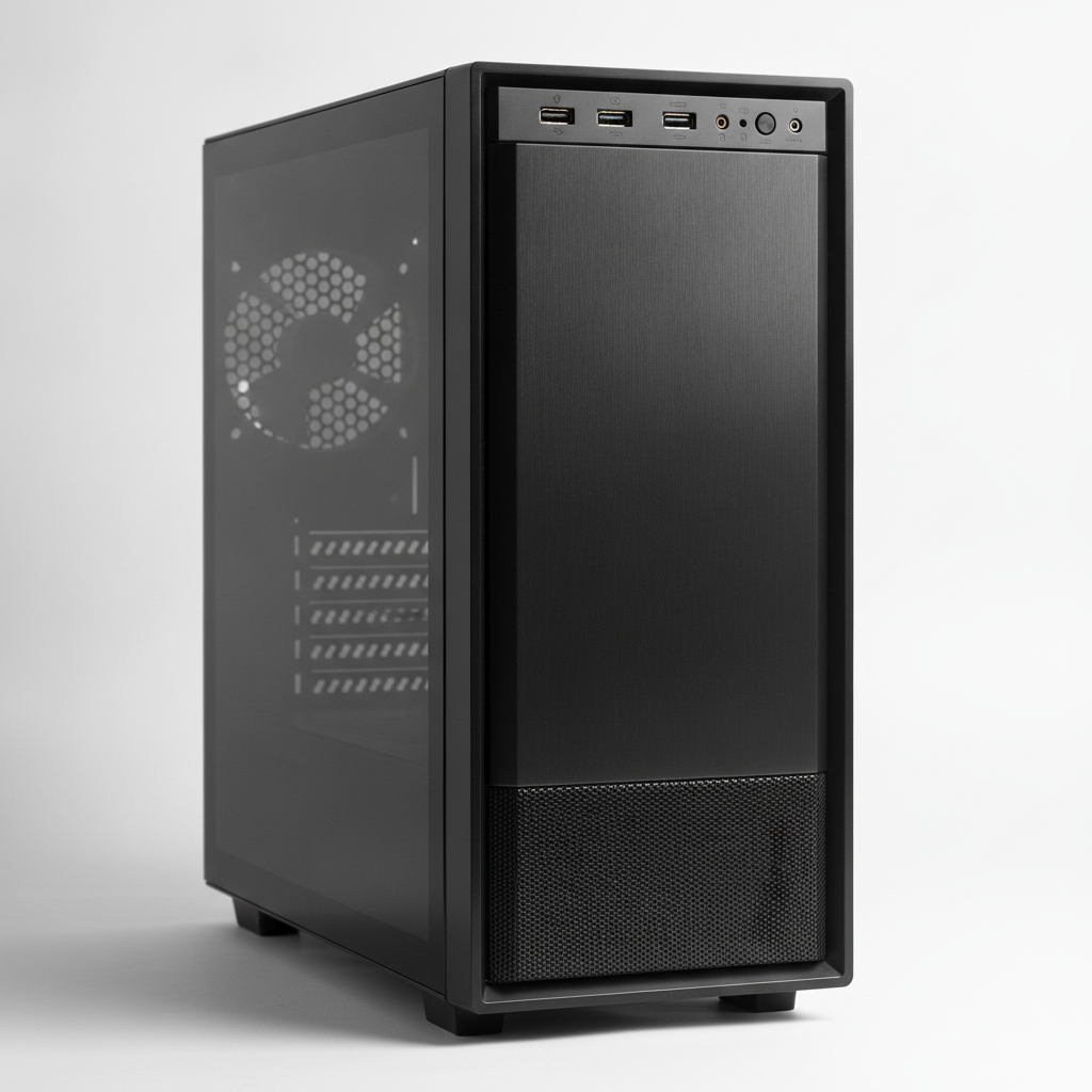 Корпус GameMax ET-211-NP-U3 (ET-211-U3 NP) Без БП — Відсутність вбудованих вентиляторів для кастомізації охолодження