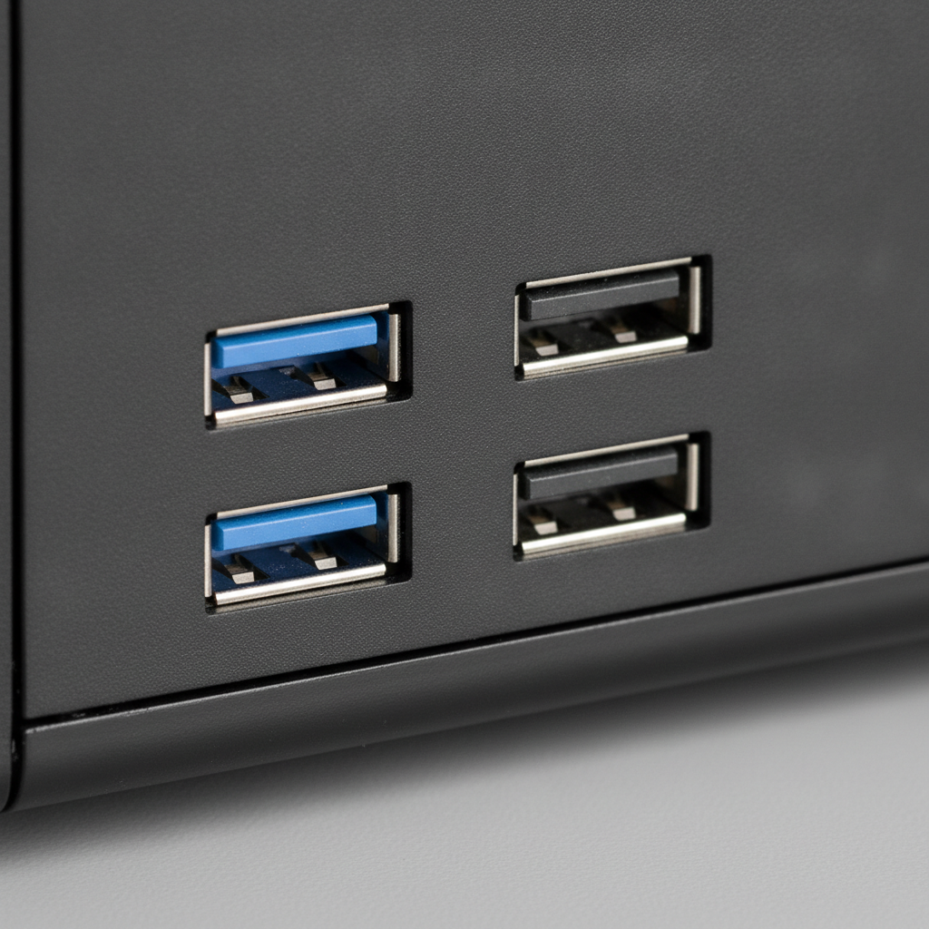 Корпус GameMax ET-211-450W (ET-211-450) — Розширені порти USB 2.0 і USB 3.0