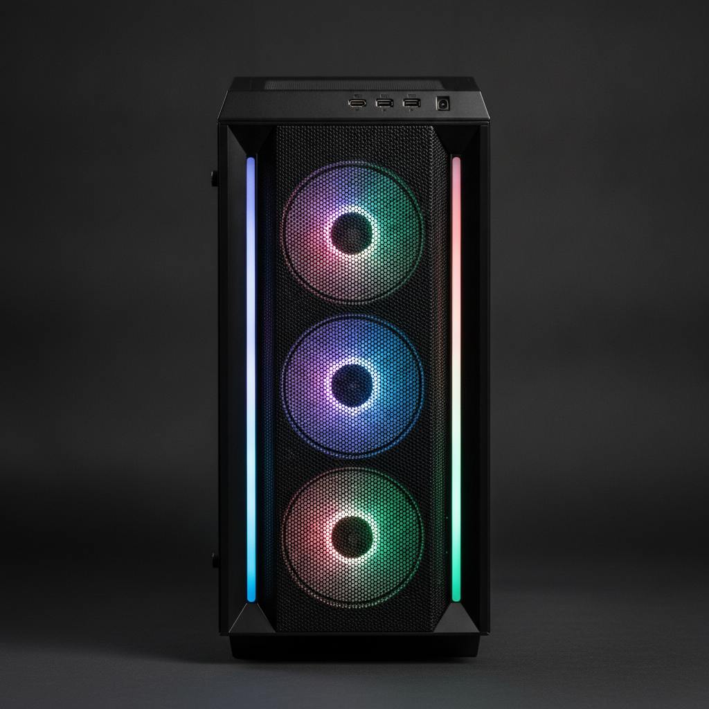 Корпус Cougar Archon 2 Mesh RGB (Black) (Archon 2 Mesh RGB (Black)) Без БП — Наличие пылевых фильтров для чистоты системы