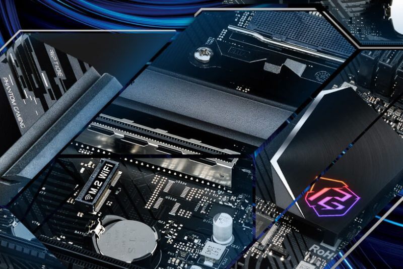 Материнская плата AsRock B550 PG Riptide (B550 PG Riptide) (Socket AM4, AMD B550, ATX) — Поддержка до 128 ГБ оперативной памяти