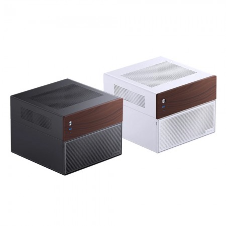 Корпус Jonsbo D30 Aluminum Black (D30 Black) — Корпус із сталі та загартованого скла