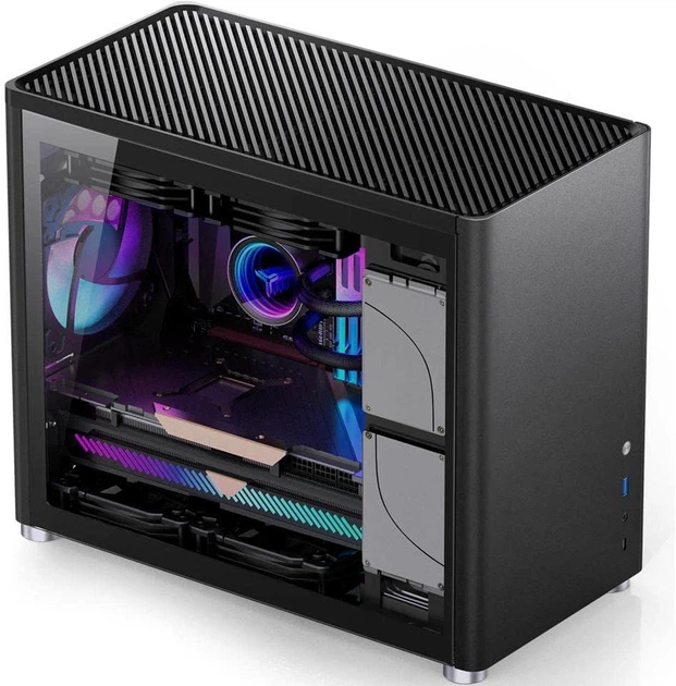 Корпус Jonsbo D30 Aluminum Black (D30 Black)