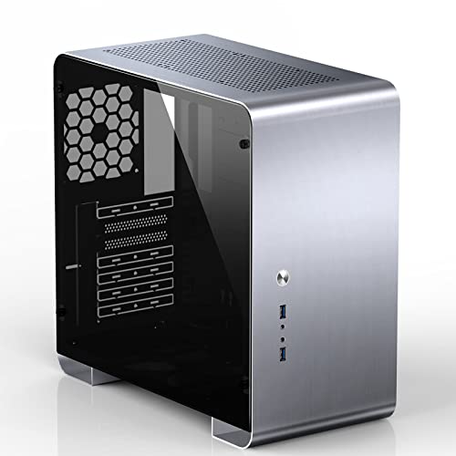 Корпус Jonsbo U5 Aluminum Black (U5 Black) — Алюміній і загартоване скло в конструкції корпуса