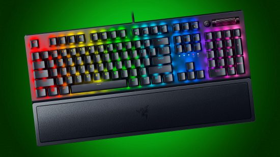 Клавиатура Razer BlackWidow V3 Mini Hyperspeed Yellow Wireless Black (RZ03-03890700-R3R1) — Механические клавиши для точного набора текста