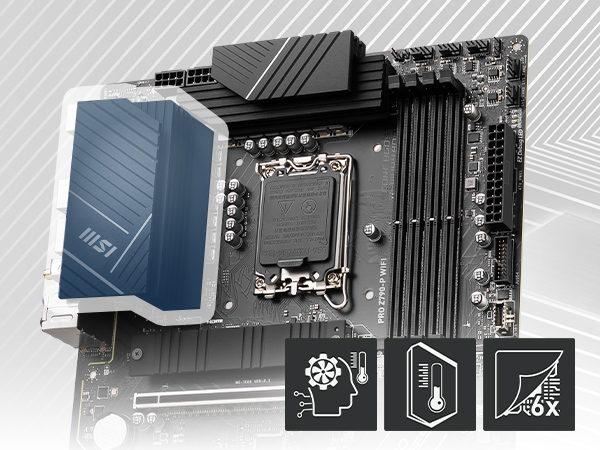 Материнская плата MSI PRO Z790-P WIFI (PRO Z790-P WIFI) (Socket 1700, Intel Z790, ATX) — Форм-фактор ATX: оптимальный размер и совместимость