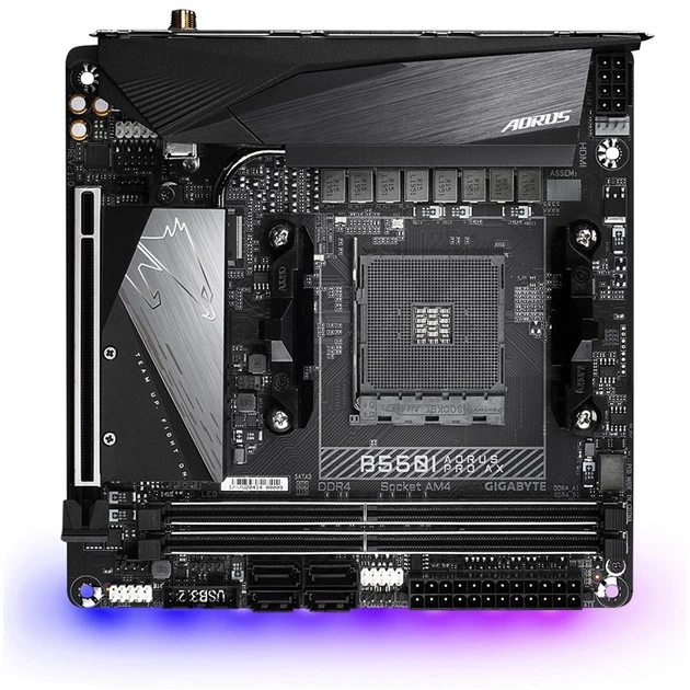 Материнская плата GIGABYTE B550M Aorus Elite (B550M AORUS ELITE) (Socket AM4, AMD B550, Micro-ATX) — Micro-ATX форм-фактор для компактных систем