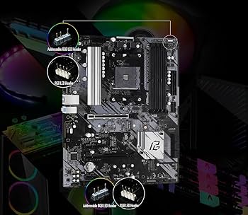 Материнская плата ASRock B550 Phantom Gaming 4 (B550 Phantom Gaming 4) (Socket AM4, AMD B550, ATX) — Форм-фактор ATX: пространство для расширения и охлаждения