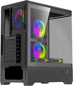 Корпус Darkflash DK352 BLACK ATX 4x120 ARGB Fans (DK352 BLACK) — Порти USB 3.0 для швидкого підключення