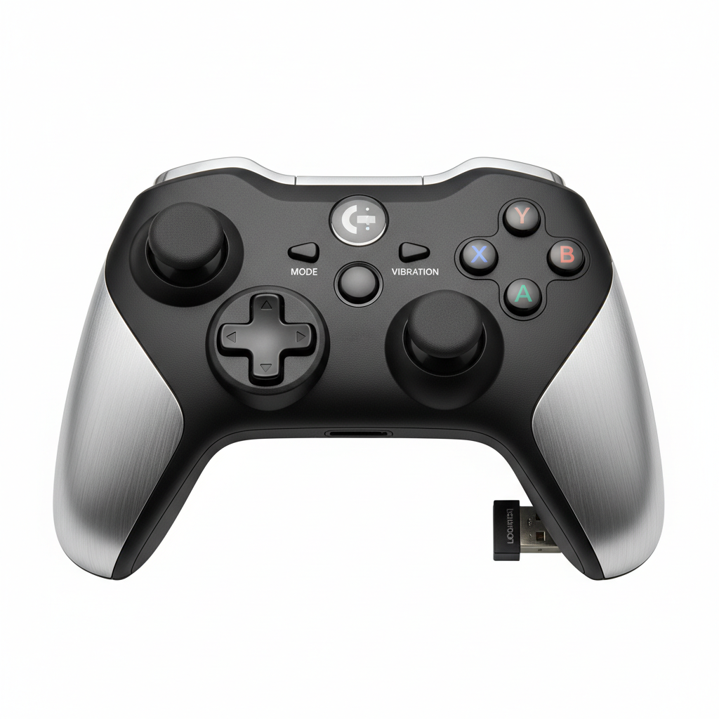 Геймпад Logitech F710 Wireless Black/Silver (940-000145) — Бездротове підключення для свободи рухів
