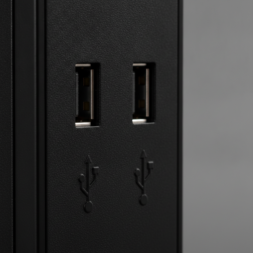 Корпус GameMax ET-209-NP Black (ET-209-NP) — Інтерфейси USB 2.0 для підключення пристроїв