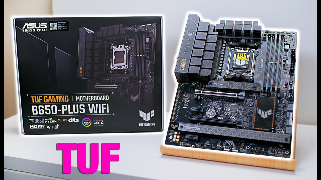 Материнська плата ASUS TUF GAMING B650-PLUS WIFI (TUF GAMING B650-PLUS WIFI) (Socket AM5, AMD B650, ATX) — Сокет Socket AM5 для сучасних процесорів AMD