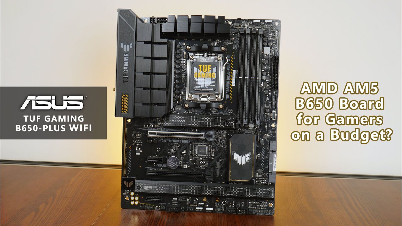 Материнська плата ASUS TUF GAMING B650-PLUS WIFI (TUF GAMING B650-PLUS WIFI) (Socket AM5, AMD B650, ATX) — Чипсет AMD B650: сучасна платформа для ПК