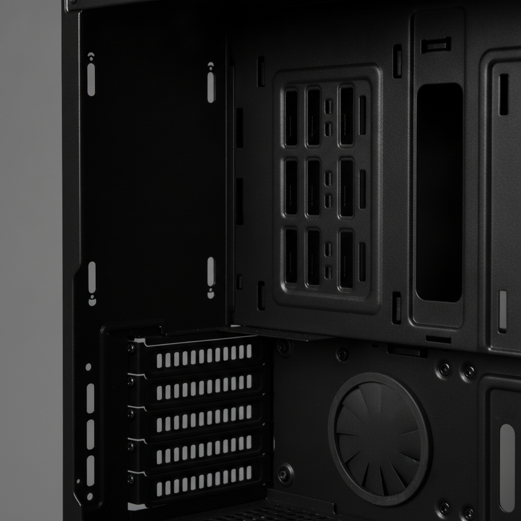 Корпус QUBE GALAXY Black (GALAXY_FCNU3) — Midi-Tower корпус: оптимальный размер и совместимость