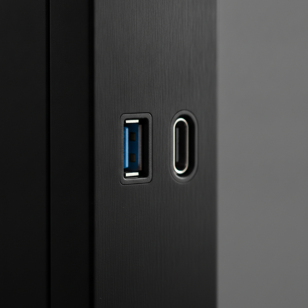 Корпус QUBE GALAXY Black (GALAXY_FCNU3) — Интерфейсы USB 3.0 и USB 3.2 Type C