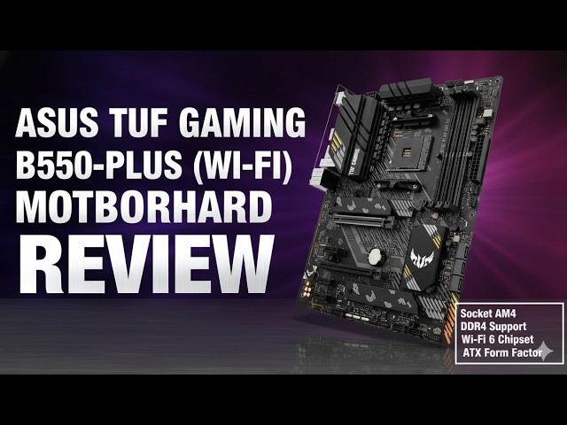 Материнська плата ASUS TUF GAMING B550-PLUS WIFI II (TUF GAMING B550-PLUS WIFI II) (Socket AM4, AMD B550, ATX) — Форм-фактор ATX: простір для розширення