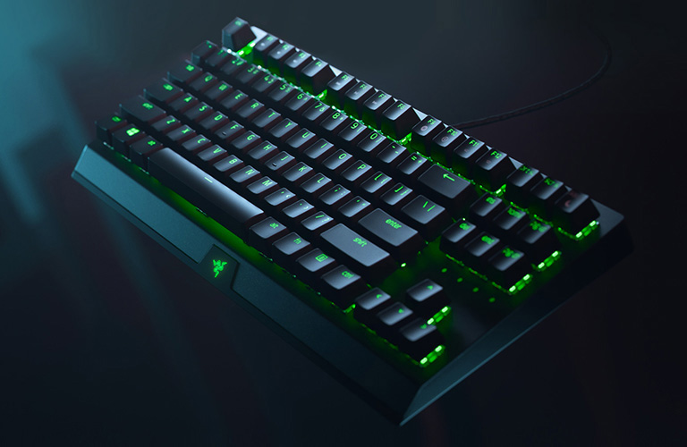Клавіатура Razer BlackWidow V3 TKL RGB Green USB Black (RZ03-03490700-R3R1) — Механічні клавіші для швидкого набору