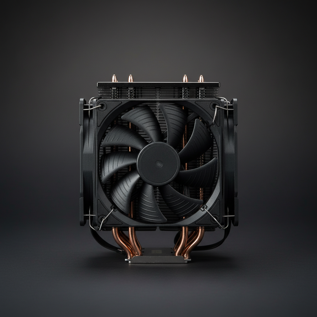 Кулер для процесора Noctua NH-U12A CHROMAX BLACK 1700 AM5 (NH-U12A CHROMAX BLACK) — Подвійна система вентиляторів для ефективного охолодження
