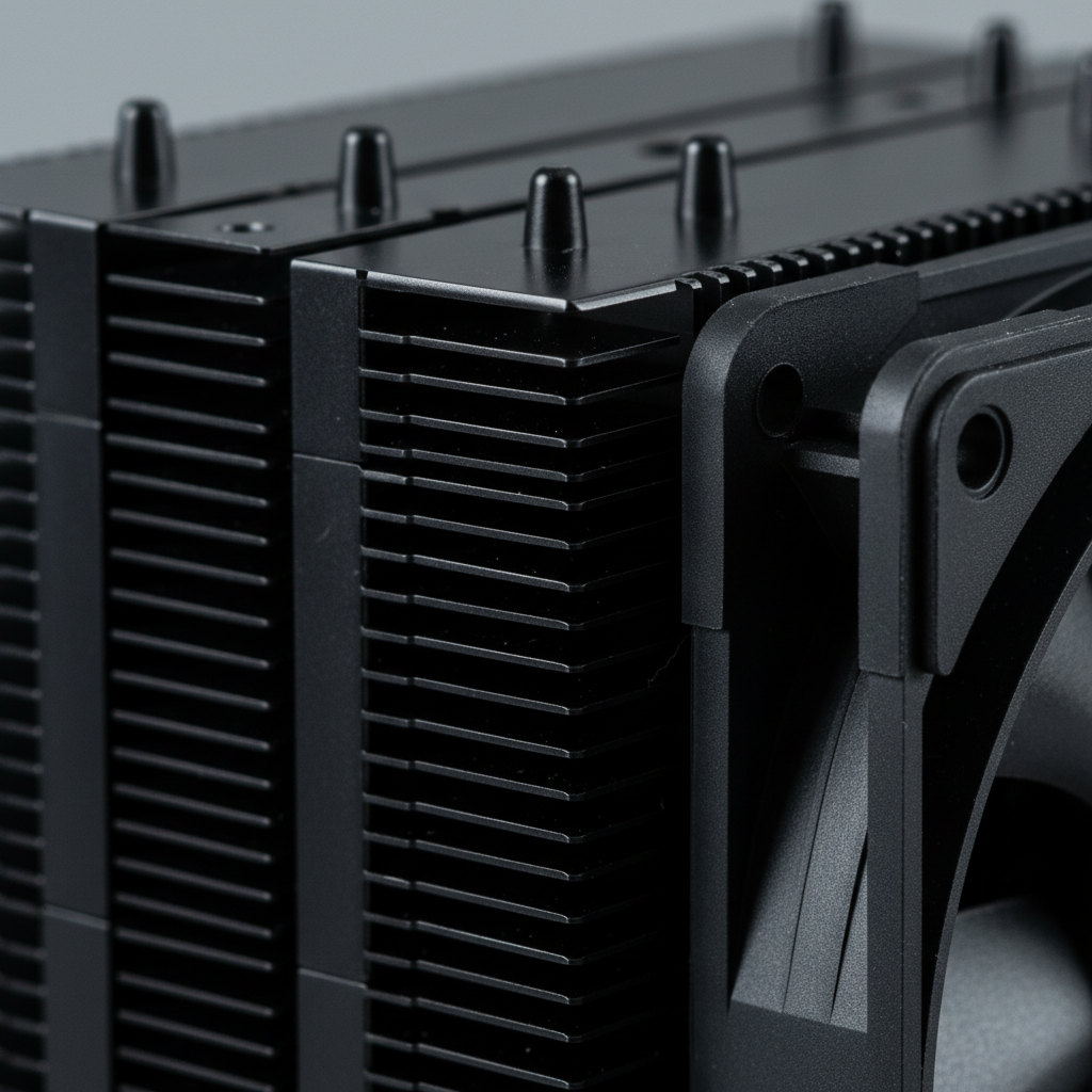 Кулер для процесора Noctua NH-U12A CHROMAX BLACK 1700 AM5 (NH-U12A CHROMAX BLACK) — Відсутність підсвічування для стриманого стилю