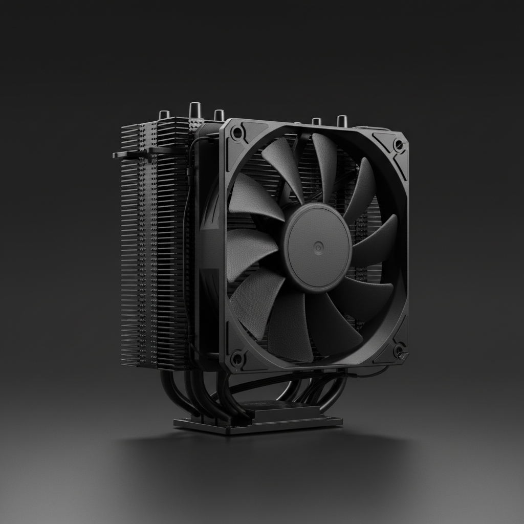 Кулер для процесора Noctua NH-U12A CHROMAX BLACK 1700 AM5 (NH-U12A CHROMAX BLACK) — Низький рівень шуму 22 дБ для комфорту