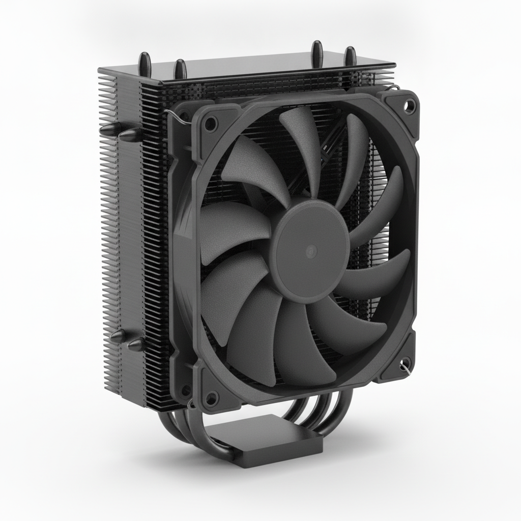 Кулер для процесора Deepcool AK400 ZERO DARK PLUS 1700 AM5 (R-AK400-BKNNMD-G-1) — Гідродинамічний підшипник для тривалої роботи