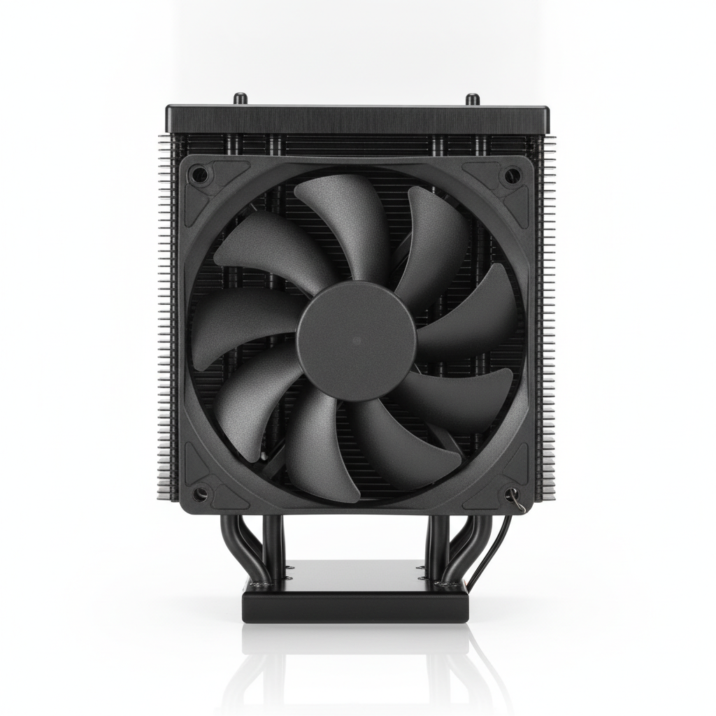 Кулер для процесора Deepcool AK400 ZERO DARK PLUS 1700 AM5 (R-AK400-BKNNMD-G-1) — Баштова конструкція для ефективного охолодження