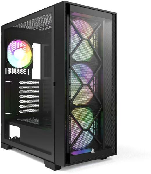 Корпус GameMax ST-602-400W (ST-602-400W) — Типоразмер Desktop: компактность и удобство размещения
