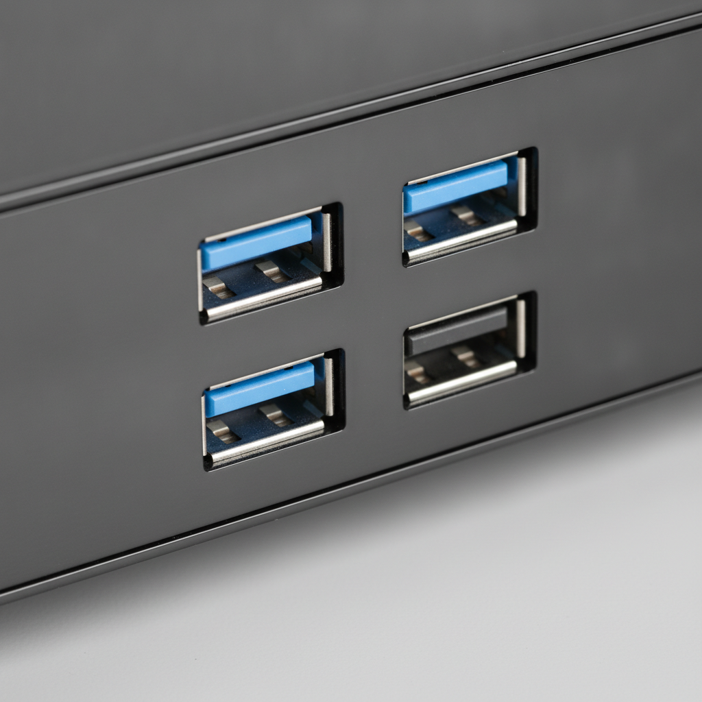 Корпус GameMax ST-602-400W (ST-602-400W) — Расширенные порты USB 2.0 и USB 3.0