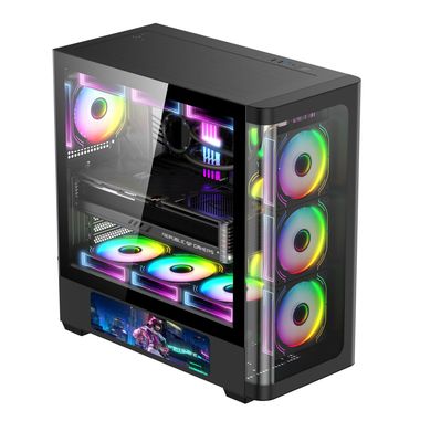 Корпус GameMax ET-209-NP-2U3 Black (ET-209-NP-2U3) — Midi-Tower корпус для ефективного охолодження