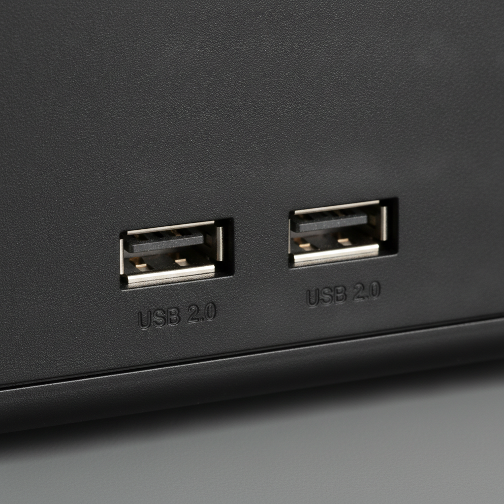 Корпус GameMax ET-209-NP-2U3 Black (ET-209-NP-2U3) — Інтерфейси USB 2.0 для підключення пристроїв