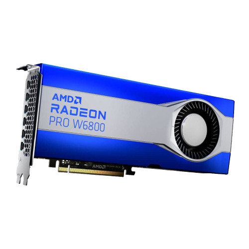 Видеокарта HP AMD Radeon Pro W6800 32GB Pro (340K7AA) (GDDR6, 256 bit, PCI-E v4.0 x16) — Объём видеопамяти 32 ГБ для сложных задач