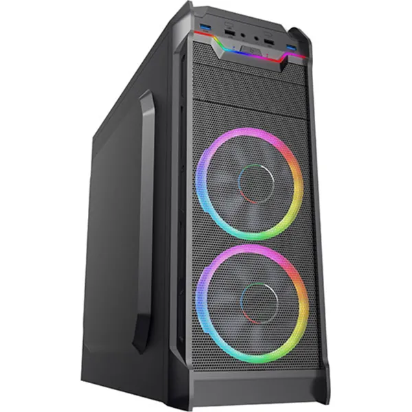 Корпус GameMax MT525-2U3TYC-NP (MT525-2U3TYC-NP) — Оптимизированный игровой дизайн корпуса GameMax