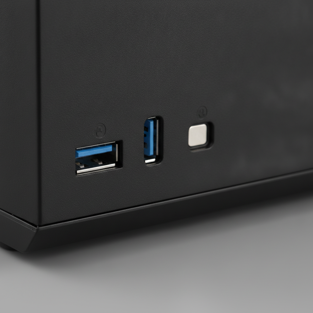 Корпус GameMax MT525-2U3TYC-NP (MT525-2U3TYC-NP) — Інтерфейси USB 3.0 та USB Type-C для швидкого підключення