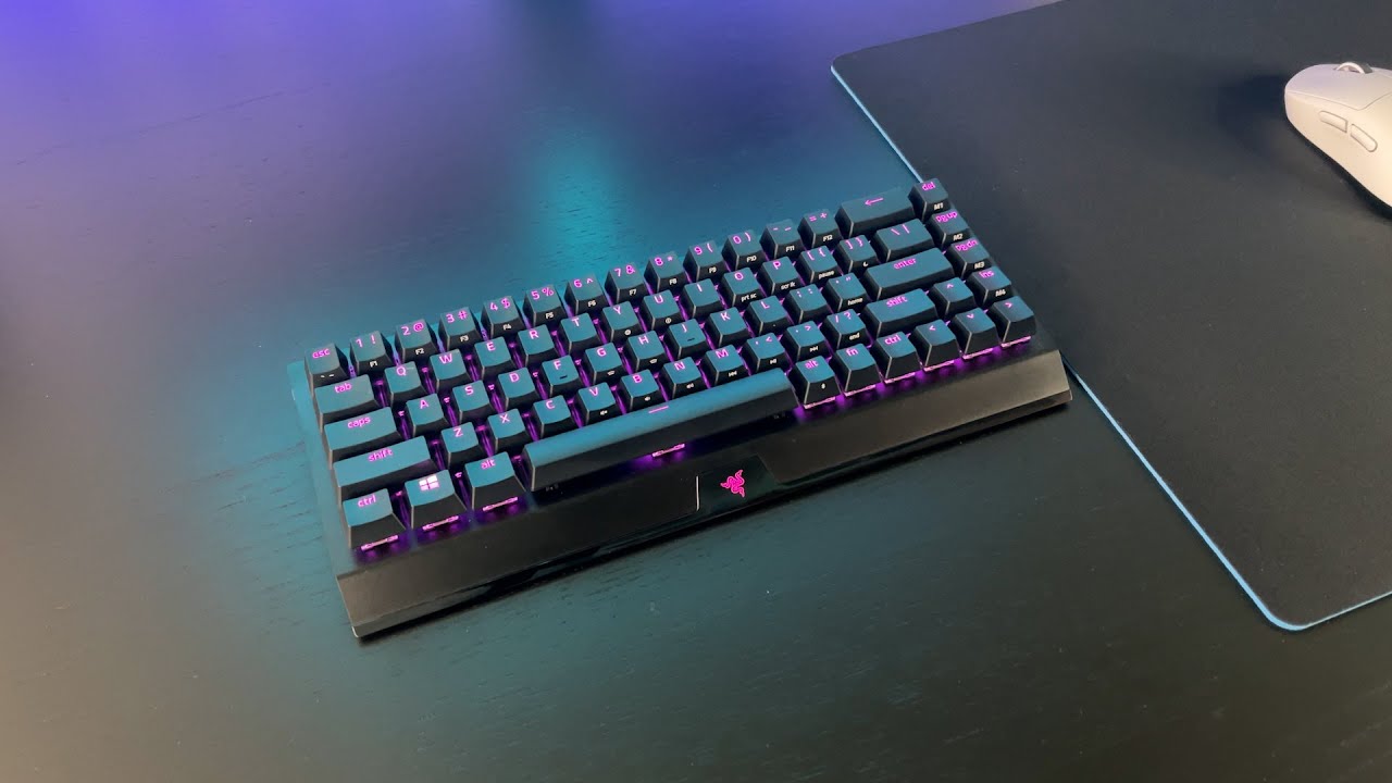 Клавіатура Razer BlackWidow V3 Mini Hyperspeed Green Wireless Black (RZ03-03891600-R3R1) — Яскраве RGB-підсвічування клавіш для геймерів