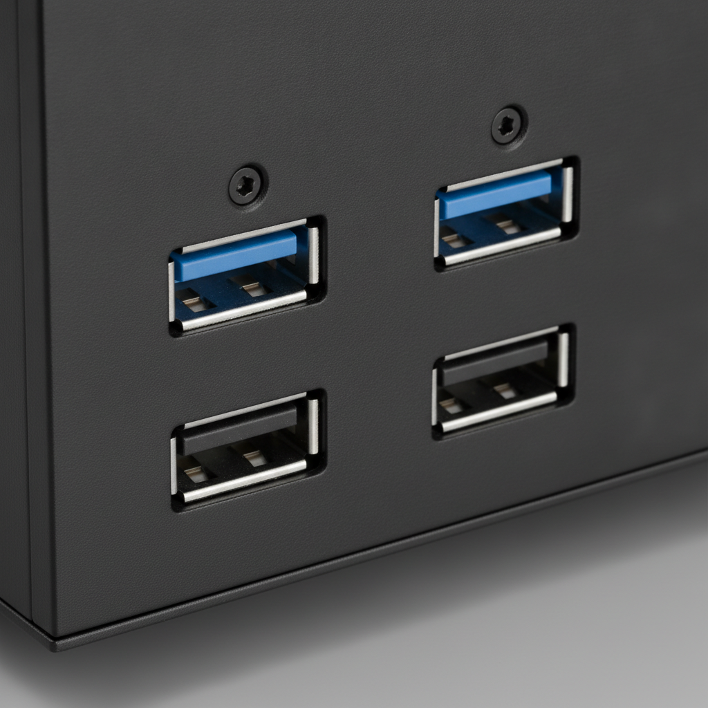 Корпус GameMax MT-308-2U3 (MT-308-2U3) — Інтерфейси USB 2.0 і USB 3.0 для швидкого підключення