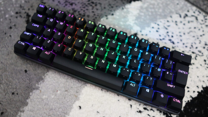 Клавіатура SteelSeries Apex Pro Mini RGB OmniPoint Switches Wireless Black (64842) — Підключення через USB, Bluetooth і радіоканал