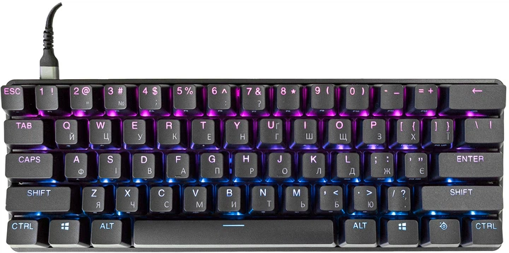 Клавіатура SteelSeries Apex Pro Mini RGB OmniPoint Switches Wireless Black (64842)