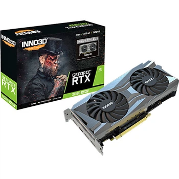 Видеокарта Inno3D RTX 2060 8Gb Super Twin X2 (M206S2-08D6-1710VA15L) (GDDR6, 256 bit, PCI-E v3.0) Б/у — Интерфейс PCI-E v3.0 для быстрого обмена данными