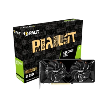 Видеокарта Palit GTX 1660 6Gb Super GamingPro (NE6166S018J9-1160A) (GDDR6, 192 bit, PCI-E v3.0) Б/у — 1408 потоковых процессоров для высокой производительности