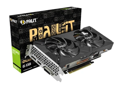 Видеокарта Palit GTX 1660Ti 6GB StormX (NE6166T018J9-161F) (GDDR6, 192 bit, PCI-E 3.0 x16) Б/у — Память GDDR6 для высокой скорости передачи данных