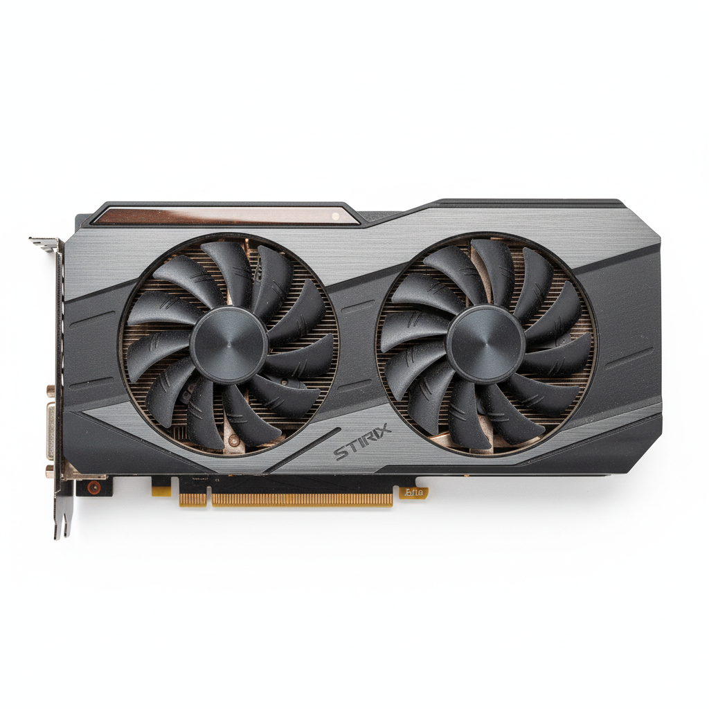 Видеокарта ASUS AMD Radeon RX 570 4Gb Strix OC (ROG-STRIX-RX570-O4G-GAMING) (GDDR5, 256 bit, PCI-E 3.0 x16) Б/у — AMD Radeon RX 570 — графический процессор нового поколения
