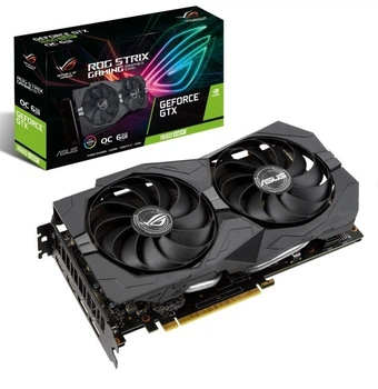 Видеокарта ASUS GTX 1660 6Gb Super Dual EVO OC (DUAL-GTX1660S-O6G-EVO) (GDDR6, 192 bit, PCI-E v3.0) Б/у — Объём видеопамяти 6 Гб для игр